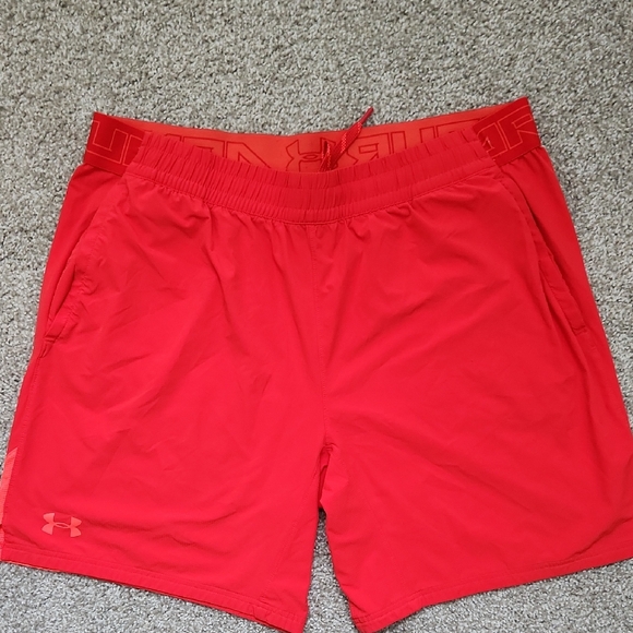 Under Armour Other - Under Armour Men's Bold Red Athletic Shorts